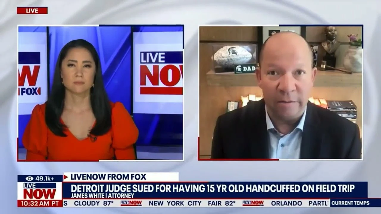 James White Discusses Detroit Judge Sued for Handcuffing Teen on School Trip