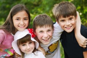 Children smiling Children smiling