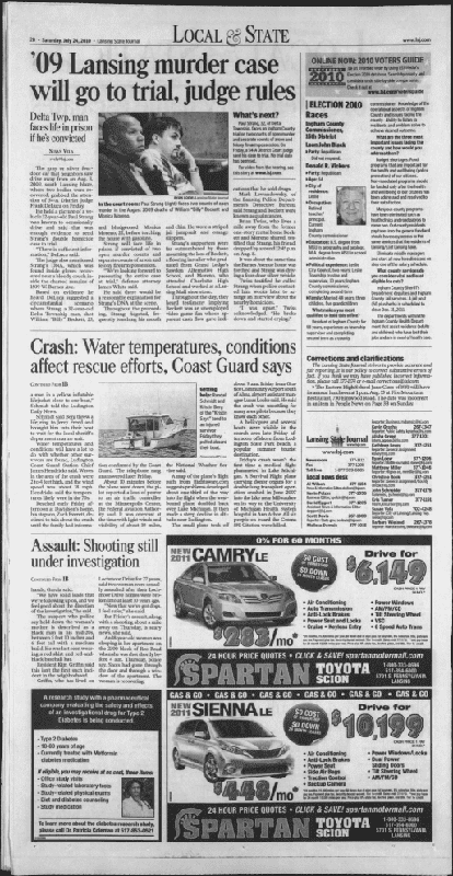 '09 Lansing murder case article '09 Lansing murder case article