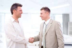 Men shaking hands Men shaking hands
