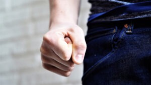 man-clenching-his-fist