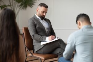 victim-of-clergy-sexual-abuse-meets-with-lawyer